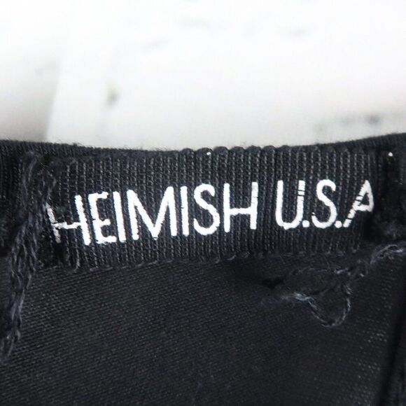 HEIMISH USA BLACK HALTER HIGH NECK WITH LACE BABY DOLL DRESS SIZE MEDIUM - Picture 2 of 9